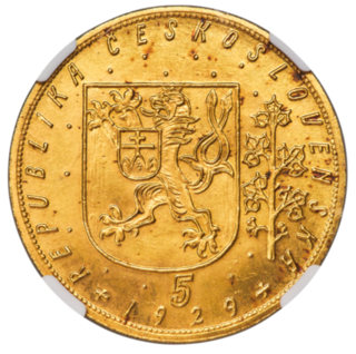 Czechoslovakia 5 Ducats
